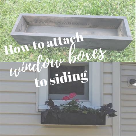 How To Attach A Window Box To Siding Mama And More Diy Window Box