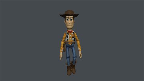 Woody From Toy Story 004 3d Model
