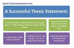 how to write a thesis statement for kids