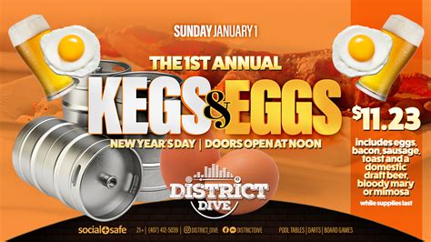1st Annual Kegs And Eggs At District Dive Bungalower