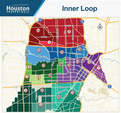 2019 Update Houston Neighborhoods Houston Map Real Estate Homes