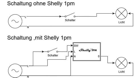 11 Shelly 1l Wechselschaltung Wechselschaltung Shelly Wiring Diagram