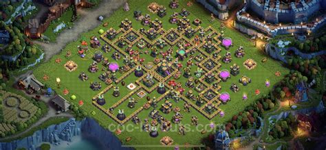 Gute Base Rathaus Level Link F R Verteidigung Coc Clash Of Clans Th Rh