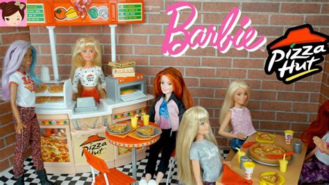 Barbie Pizza Hut Restaurant Playset Playing With Dolls Toys For