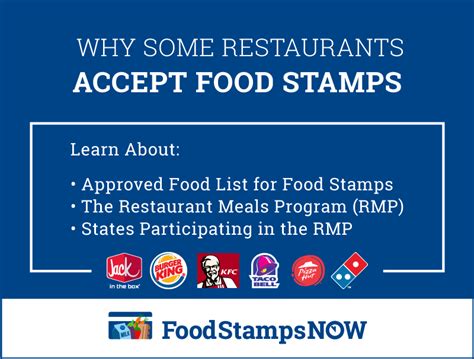 Maybe you would like to learn more about one of these? Why Some Restaurants Take Food Stamps - Food Stamps Now