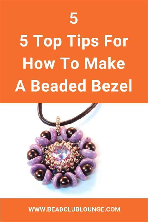 Making A Beaded Bezel Can Be Challenging For Some These Five Tips Will