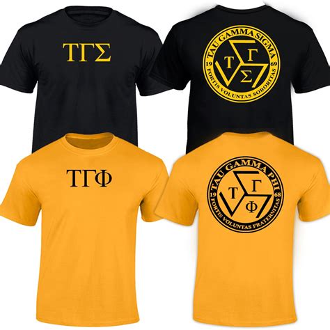 Tgp Tau Gamma Phi Tshirt Tau Gamma Sigma Tshirt Triskelion Tshirt