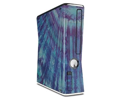 Xbox 360 Slim Skins Tie Dye Blue Shale Uskins