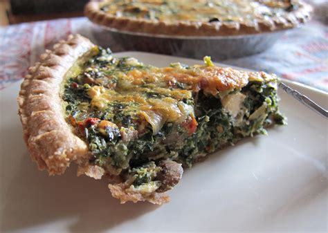 Spinach Mushroom And Feta Crustless Quiche Get 21 Recipe Videos