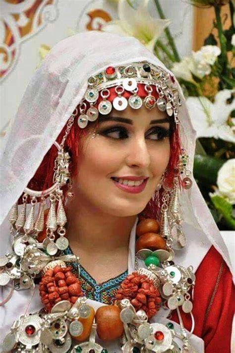 A Moroccan Amazigh Woman Moroccan Bride Traditional Outfits