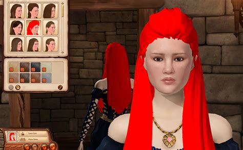 Sims 3 Medieval Hair Medieval Long Hair With Buns And Metallic