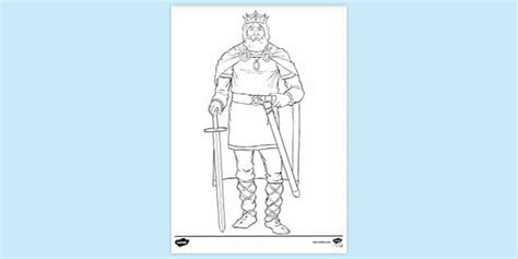 Free King Arthur Colouring Sheet Colouring Sheets