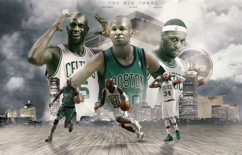 Boston Celtics 2015 The Big Three Nba Wallpapers Celtics Wallpaper