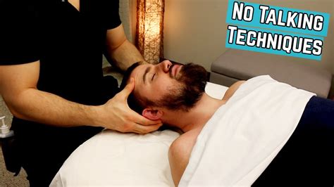 Head And Neck Massage Techniques No Talking Youtube