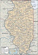 State and County Maps of Illinois