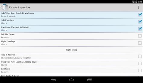 Aviation Checklists Create Your Own Checklists Android Maps