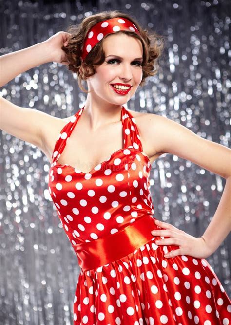 Pin Up Girl American Style Stock Image Image 14000607