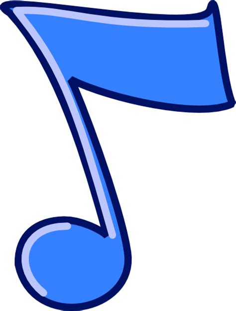 Blue Musical Note Clip Art At Vector Clip Art Online