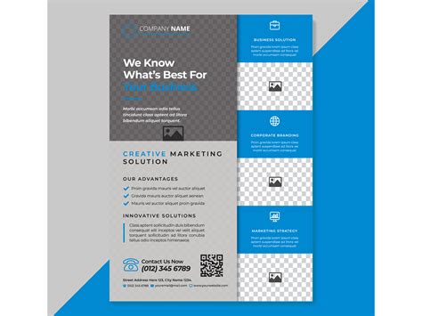 Corporate Business Flyer Template Design Graphic By Designerwr