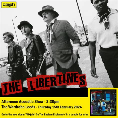 The Libertines All Quiet On The Eastern Esplanade Album Ticket B Crash Records