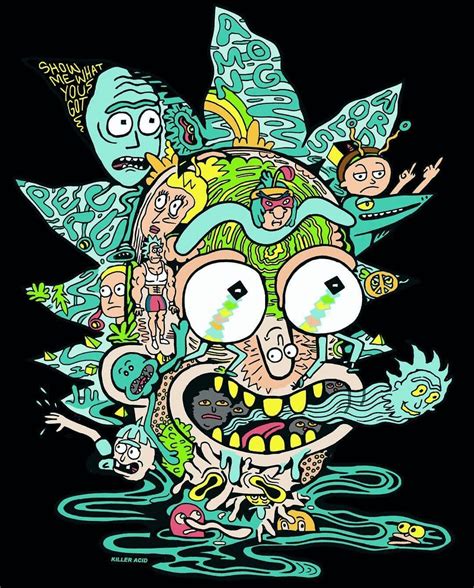 Rick And Morty Drawings Trippy Drawing Art Ideas