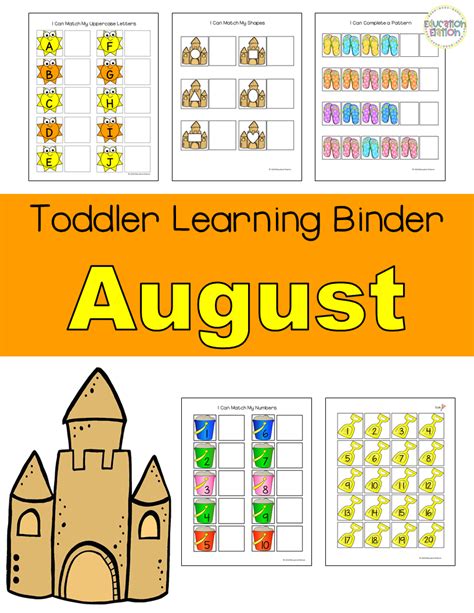 9 Printable Toddler Activities Perfect For Homeschool Preschool Or