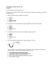 Unit test 12 answer key. Unit 4 Practice Test - Key - AP Chemistry Practice Test#3 ...