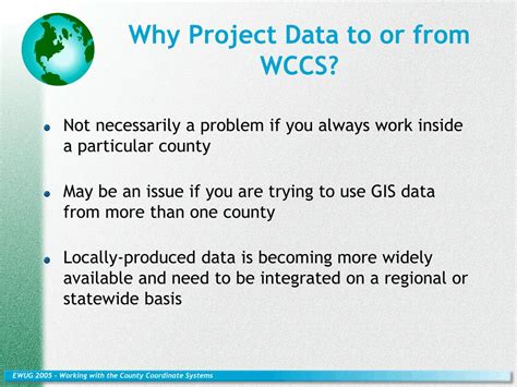 Ppt Working With The Wisconsin County Coordinate Systems Wccs Aj