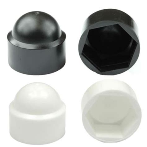 M5 M6 M8 M10 M12 M16 M20 M24 White Nut And Bolt Dome Cover Caps