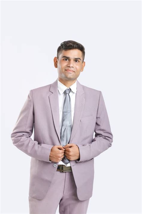 Successful Young Indian Businessman Wearing Suit Stock Image Image Of