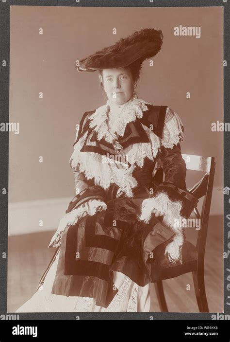 Edith Kermit Carow Roosevelt Wife Of Theodore Roosevelt Three Quarter Length Portrait