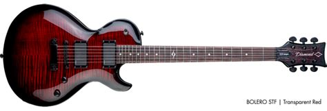 Bolero STF Trans Red — Diamond Guitars | Guitar, Bass ...