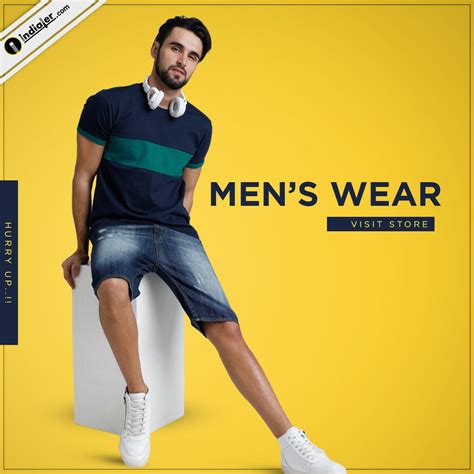 Men Wear Clothing Banner Design For E Commerce Ads Fashion Poster Design Banner Design