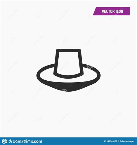 Fedora Hat Sketch Icon Stock Vector Illustration Of Graphic 149569137