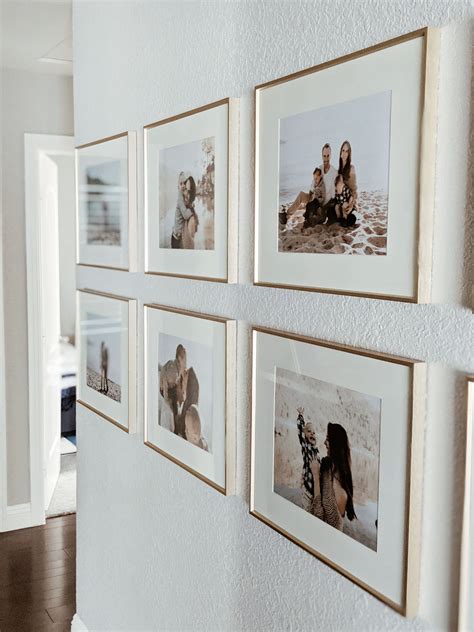 Gold Framed Gallery Wall | Gold frame gallery wall, Gallery wall frames ...