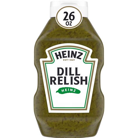 Heinz Dill Relish 26 Fl Oz Bottle