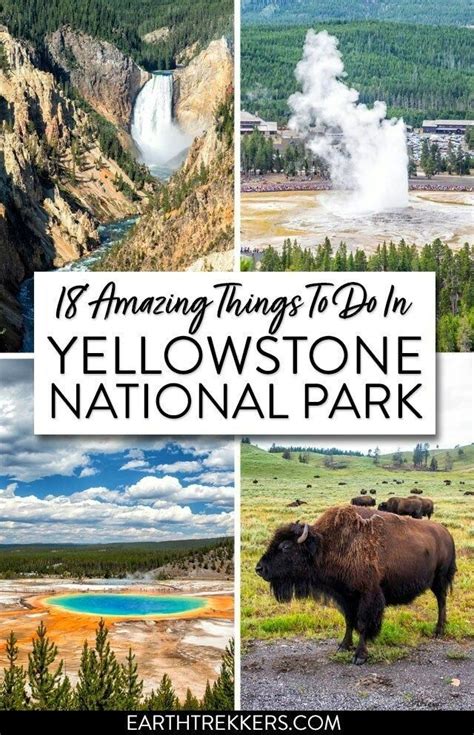 Us National Park Vacation Ideas Travel Tips Wyoming Montana Yellowstone Nationalpark
