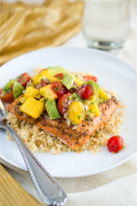 This mango avocado salsa will transform any simple weeknight meal into a special dinner. Blackened Salmon with Mango Avocado Salsa | Delicious ...
