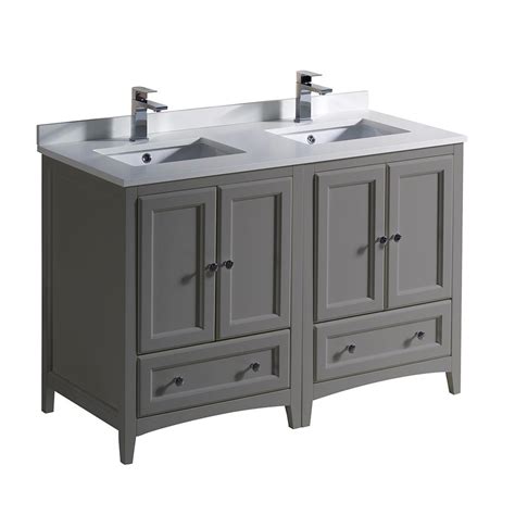 Wayfairs shipping has some room for improvement as it literally took over a month to get it to me. Fresca Oxford 48 in. Traditional Double Bath Vanity in ...