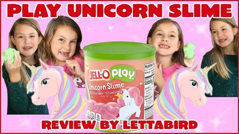 Jello Play Unicorn Slime 100 Edible Play Slime By Jello Youtube