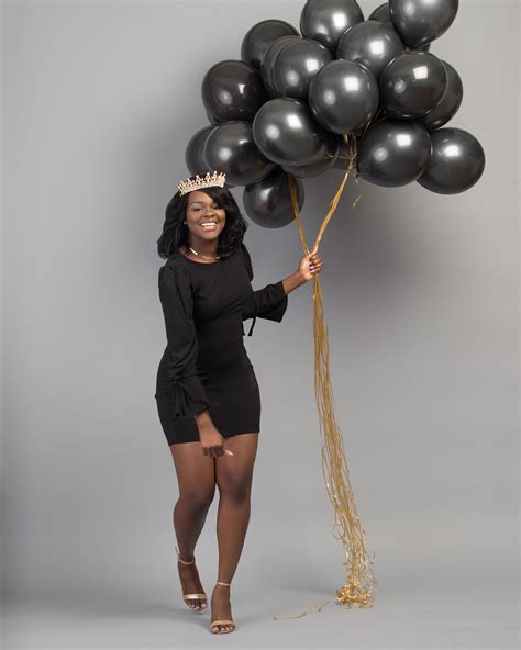 All Black With A Touch Of Gold 25th Birthday Photoshoot 16th Birthday