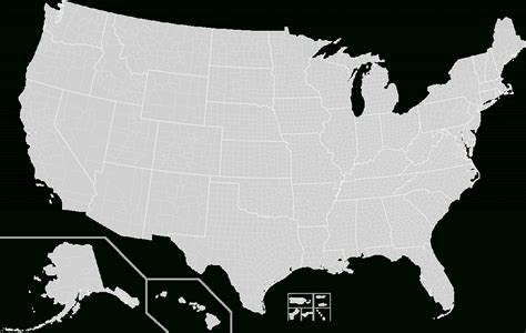 Blank Us County Map Updated Imgur Printable County Maps Printable Maps