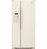 Ge 23 1 Cu Ft Side By Side Refrigerator With Dispenser Pictures