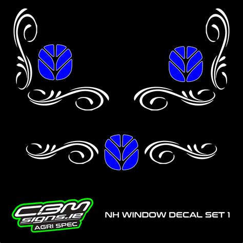 New Holland Window Decal Set Order Online Today Only €15