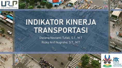 Indikator Kinerja Transportasi Youtube