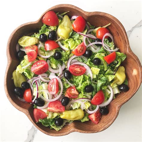 Simple Italian Salad With Easy Vinaigrette The Fellow Foodie