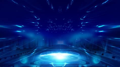 Atmospheric Cool Blue Technology Background Color Background Invited Background General