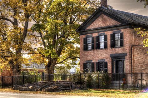 Brick House In The Autumn Free Stock Photo Public Domain Pictures
