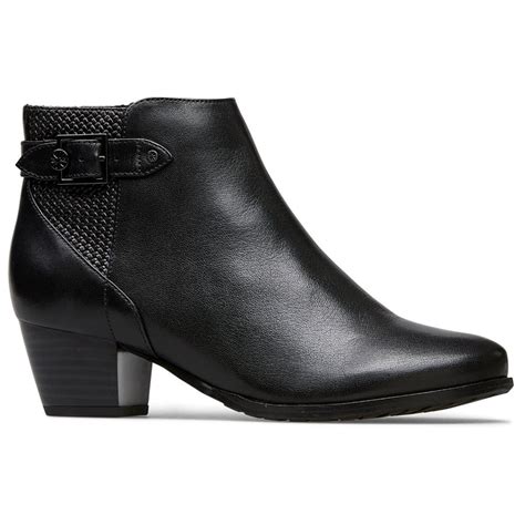 Van Dal Womens Dawson Black Leather Zip Up Ankle Boots 3069120