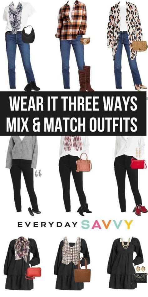 Mix And Match Outfits Outfits Styled Ways Everyday Savvy